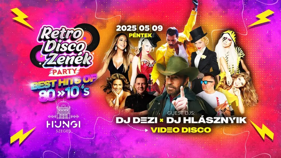 Retro Disco Zenék Party / Best of 80 - 2010's \ Hlásznyik / Dezi - Video Disco \ Szeged-Hungi 05.09.